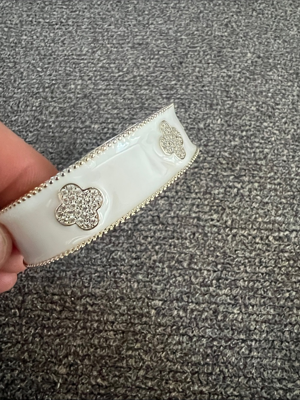 Elegant Clover Cuff Bracelet